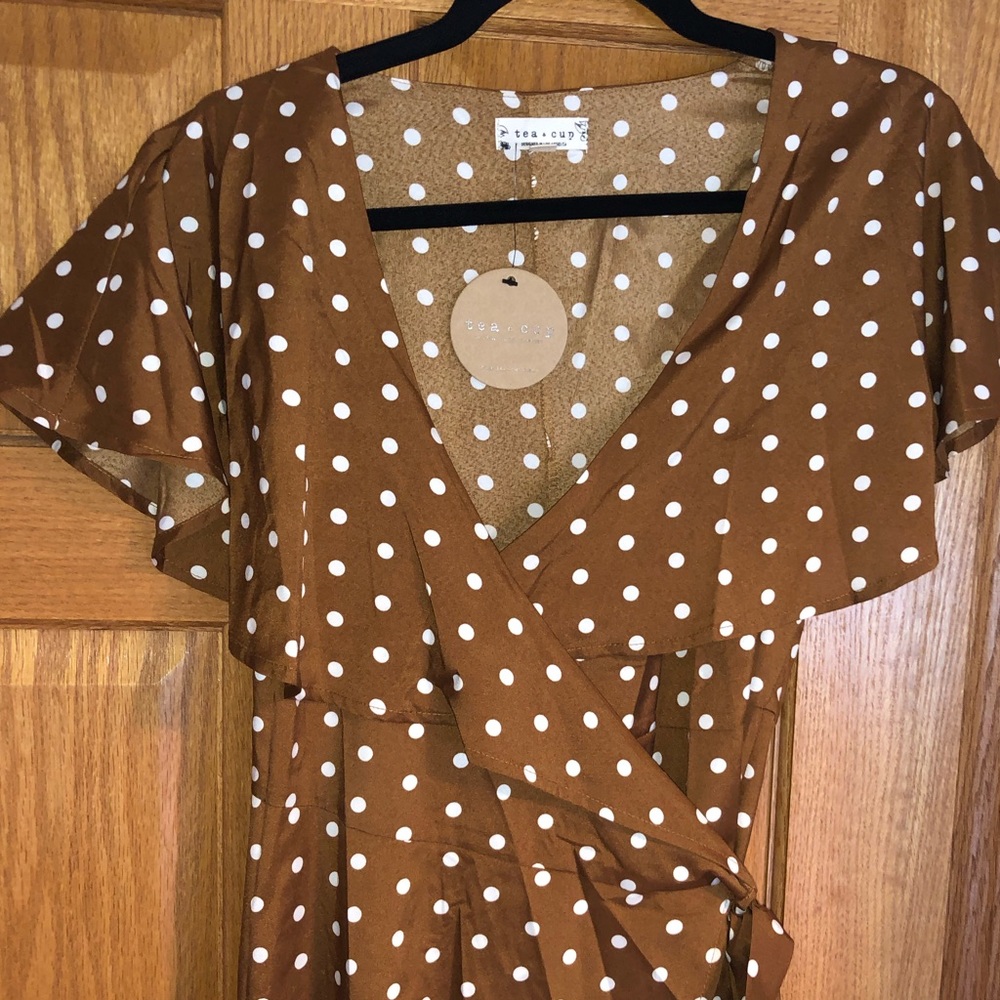 Vici wrap dress with tags